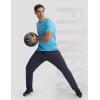 image:imagebaleaf Mens Joggers Pants with Zipper Pockets Running Pants Men Lightweight UPF50 Tapered Sweatpants Athletic Track WorkoutNavy Blue