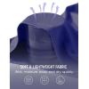 image:imagebaleaf Mens Sun Protection Shirts UV SPF UPF 50 Long Sleeve Rash Guard Fishing Running Quick Dry LightweightCerulean Trace