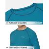 image:imagebaleaf Mens Sun Protection Shirts UV SPF UPF 50 Long Sleeve Rash Guard Fishing Running Quick Dry LightweightOcean Depth