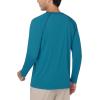 image:imagebaleaf Mens Sun Protection Shirts UV SPF UPF 50 Long Sleeve Rash Guard Fishing Running Quick Dry LightweightOcean Depth