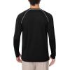 image:imagebaleaf Mens Sun Protection Shirts UV SPF UPF 50 Long Sleeve Rash Guard Fishing Running Quick Dry LightweightShadow Stone