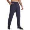 image:imagebaleaf Mens Joggers Pants with Zipper Pockets Running Pants Men Lightweight UPF50 Tapered Sweatpants Athletic Track WorkoutNavy Blue