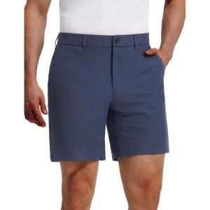 image:imagebaleaf Mens Causal Short 79 Golf Shorts Men Dress 5 Pockets Stretch Lightweight Work Athletic Short Zipper Fly FrontNavy Blue