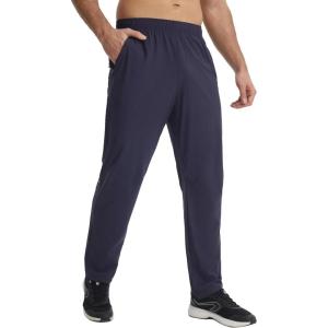 image:imagebaleaf Mens Joggers Pants with Zipper Pockets Running Pants Men Lightweight UPF50 Tapered Sweatpants Athletic Track WorkoutNavy Blue