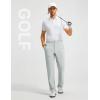 image:imagebaleaf Mens 30 32 Golf Pants Waist Elastic Stretch Lightweight Dress Pant Casual Slacks for Work Travel with 5 PocketsLight Gray