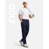 image:imagebaleaf Mens 30 32 Golf Pants Waist Elastic Stretch Lightweight Dress Pant Casual Slacks for Work Travel with 5 PocketsNavy Blue
