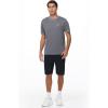 image:imagebaleaf Mens UPF 50 Sun Protection Shirts UV SPF Short Sleeve TShirts Rash Guard Quick Dry Lightweight Hiking AthleticDark Gray02