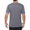 image:imagebaleaf Mens UPF 50 Sun Protection Shirts UV SPF Short Sleeve TShirts Rash Guard Quick Dry Lightweight Hiking AthleticDark Gray02