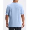 image:imagebaleaf Mens UPF 50 Sun Protection Shirts UV SPF Short Sleeve TShirts Rash Guard Quick Dry Lightweight Hiking AthleticLight Blue