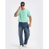 image:imagebaleaf Mens UPF 50 Sun Protection Shirts UV SPF Short Sleeve TShirts Rash Guard Quick Dry Lightweight Hiking AthleticLight Green