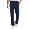 image:imagebaleaf Mens 30 32 Golf Pants Waist Elastic Stretch Lightweight Dress Pant Casual Slacks for Work Travel with 5 PocketsNavy Blue