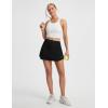 image:imagebaleaf 14 Tennis Skirt for Women Golf Skorts with Shorts Pockets High Waisted Athletic Workout Running SkirtsBlack