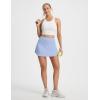 image:imagebaleaf 14 Tennis Skirt for Women Golf Skorts with Shorts Pockets High Waisted Athletic Workout Running SkirtsLight Blue