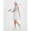 image:imagebaleaf Skorts for Women 20 Golf Athletic Tennis Skirts Knee Length Pickleball Hiking Casual Skort Zipper Pockets UPF50White