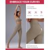 image:imagebaleaf Sweatleaf Womens High Waisted Leggings 25 Tummy Control Butt Lifting Yoga Workout Running PantsKhaki