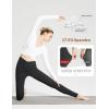 image:imagebaleaf Womens Leggings with Pockets Tummy Control Workout High Waisted Athletic 78 Ultra Soft Gym Yoga Ankle PantsBlack