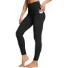 image:imagebaleaf Womens Leggings with Pockets Tummy Control Workout High Waisted Athletic 78 Ultra Soft Gym Yoga Ankle PantsBlack