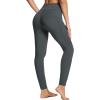 image:imagebaleaf Womens Leggings with Pockets Tummy Control Workout High Waisted Athletic 78 Ultra Soft Gym Yoga Ankle PantsDark Gray