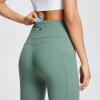 image:imagebaleaf Womens Leggings with Pockets Tummy Control Workout High Waisted Athletic 78 Ultra Soft Gym Yoga Ankle PantsGreen