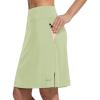image:imagebaleaf Womens 20 Knee Length Golf Skorts Long Athletic Tennis Skirts for Women Active Casual Pockets UV Protection01mint Cream
