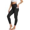 image:imagebaleaf Womens Leggings with Pockets Tummy Control Workout High Waisted Athletic 78 Ultra Soft Gym Yoga Ankle PantsBlack