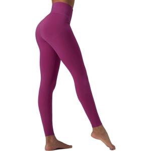 image:imagebaleaf Sweatleaf Womens High Waisted Leggings 25 Tummy Control Butt Lifting Yoga Workout Running PantsRose Red