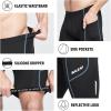 image:imagebaleaf Mens Padded Bike Shorts Cycling Road Biking Riding Bicycle Cycle Wear Pockets UPF 50 MTB Accessories TightsClassicblue