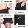 image:imagebaleaf Mens Padded Bike Shorts Cycling Road Biking Riding Bicycle Cycle Wear Pockets UPF 50 MTB Accessories TightsClassicred