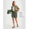 image:imagebaleaf Womens Hiking Pants 29 Convertible ZipOff Pants with 6 Pockets Lightweight Quick Dry Water Resistant UPF 50Army Green