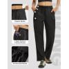 image:imagebaleaf Womens Hiking Pants 29 Convertible ZipOff Pants with 6 Pockets Lightweight Quick Dry Water Resistant UPF 50Black