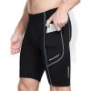 image:imagebaleaf Mens Padded Bike Shorts Cycling Road Biking Riding Bicycle Cycle Wear Pockets UPF 50 MTB Accessories TightsClassicblue