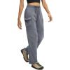 image:imagebaleaf Womens Hiking Pants 29 Convertible ZipOff Pants with 6 Pockets Lightweight Quick Dry Water Resistant UPF 50Dark Gray