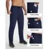 image:imagebaleaf Mens Hiking Pants Lightweight Quick Dry Sweatpants Water Resistant Cargo Pants with 6 Pockets Fishing Work TravelNavy Blue