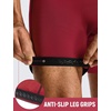 image:imagebaleaf Mens 4D Padded Bike Short AntiSlip Leg Grips Cycling Underwear MTB Liner Bicycle Biking RidingRed