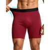 image:imagebaleaf Mens 4D Padded Bike Short AntiSlip Leg Grips Cycling Underwear MTB Liner Bicycle Biking RidingRed