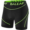 image:imagebaleaf Mens 5D Padded Bike Underwear Cycling Shorts Anti Slip Mountain Biking Riding Bicycle MTB Gear LinerBlackGreen