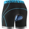 image:imagebaleaf Mens 5D Padded Bike Underwear Cycling Shorts Anti Slip Mountain Biking Riding Bicycle MTB Gear LinerBlackBlue