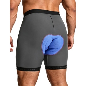 image:imagebaleaf Mens 4D Padded Bike Short AntiSlip Leg Grips Cycling Underwear MTB Liner Bicycle Biking RidingGrey