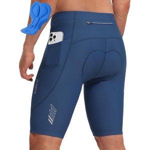 image:imagebaleaf Mens 4D Padded Bike Shorts Cycling Zipper Pockets Biking Bicycle Mountain Riding Biker Cycle UPF 50Dark Blue