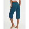 image:imagebaleaf Womens Capri Pants with Pockets Straight Leg Yoga Capris Leggings 17 MidCalf Capris Workout SummerBlue