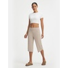 image:imagebaleaf Womens Capri Pants with Pockets Straight Leg Yoga Capris Leggings 17 MidCalf Capris Workout SummerKhaki