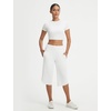 image:imagebaleaf Womens Capri Pants with Pockets Straight Leg Yoga Capris Leggings 17 MidCalf Capris Workout SummerStar White