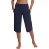 image:imagebaleaf Womens Capri Pants with Pockets Straight Leg Yoga Capris Leggings 17 MidCalf Capris Workout SummerNavy Blue