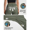 image:imagebaleaf Womens Hiking Pants Lightweight Water Resistant Quick Dry Cargo Trail Pants with Zippered Pockets Summer SPFArmy Green