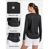 image:imagebaleaf Womens Sun Shirts Long Sleeve UPF 50 UV Protection Workout Tops Quick Dry Lightweight Hiking Athletic RunningBlack