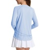 image:imagebaleaf Womens Sun Shirts Long Sleeve UPF 50 UV Protection Workout Tops Quick Dry Lightweight Hiking Athletic RunningLight Blue