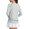 image:imagebaleaf Womens Sun Shirts Long Sleeve UPF 50 UV Protection Workout Tops Quick Dry Lightweight Hiking Athletic RunningLight Gray