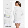 image:imagebaleaf Womens Sun Shirts Long Sleeve UPF 50 UV Protection Workout Tops Quick Dry Lightweight Hiking Athletic RunningWhite