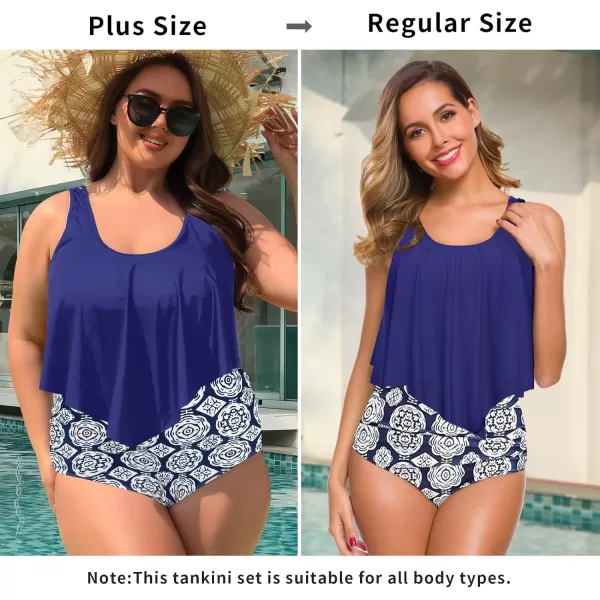 SuperPrity Bathing Suits for Women Plus Size Ruffle Flounce Monokini Push Up Padded Straps Swimdress  M NavyBlueSuperPrity Bathing Suits for Women Plus Size Ruffle Flounce Monokini Push Up Padded Straps Swimdress  M NavyBlue