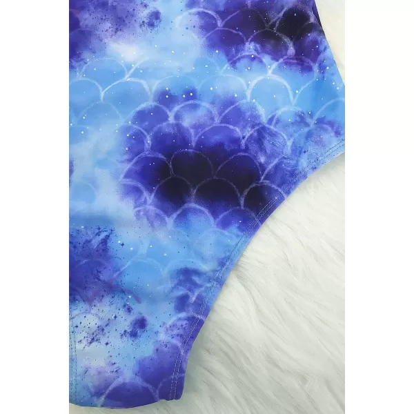 SuperPrity One Piece Bathing Suits for Women Tummy Control Monokini SwimsuitsBlue